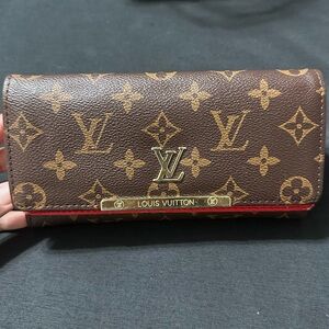 Louis Vuitton Brown and Gold Monogram Wallet